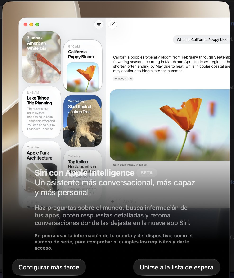 sergioComeron's tweet photo. A probar Siri AI en España https://t.co/KUpSQRjhqe
