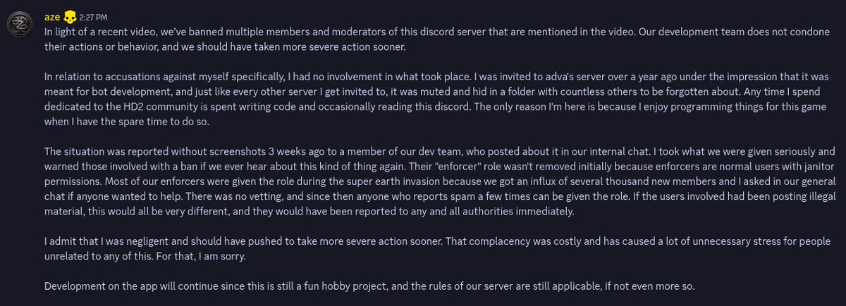 thowawayrobant's tweet photo. @ARC3ArcThrower so that one was false. also heres the response from the owner of the app and discord https://t.co/kYDAEiu70d