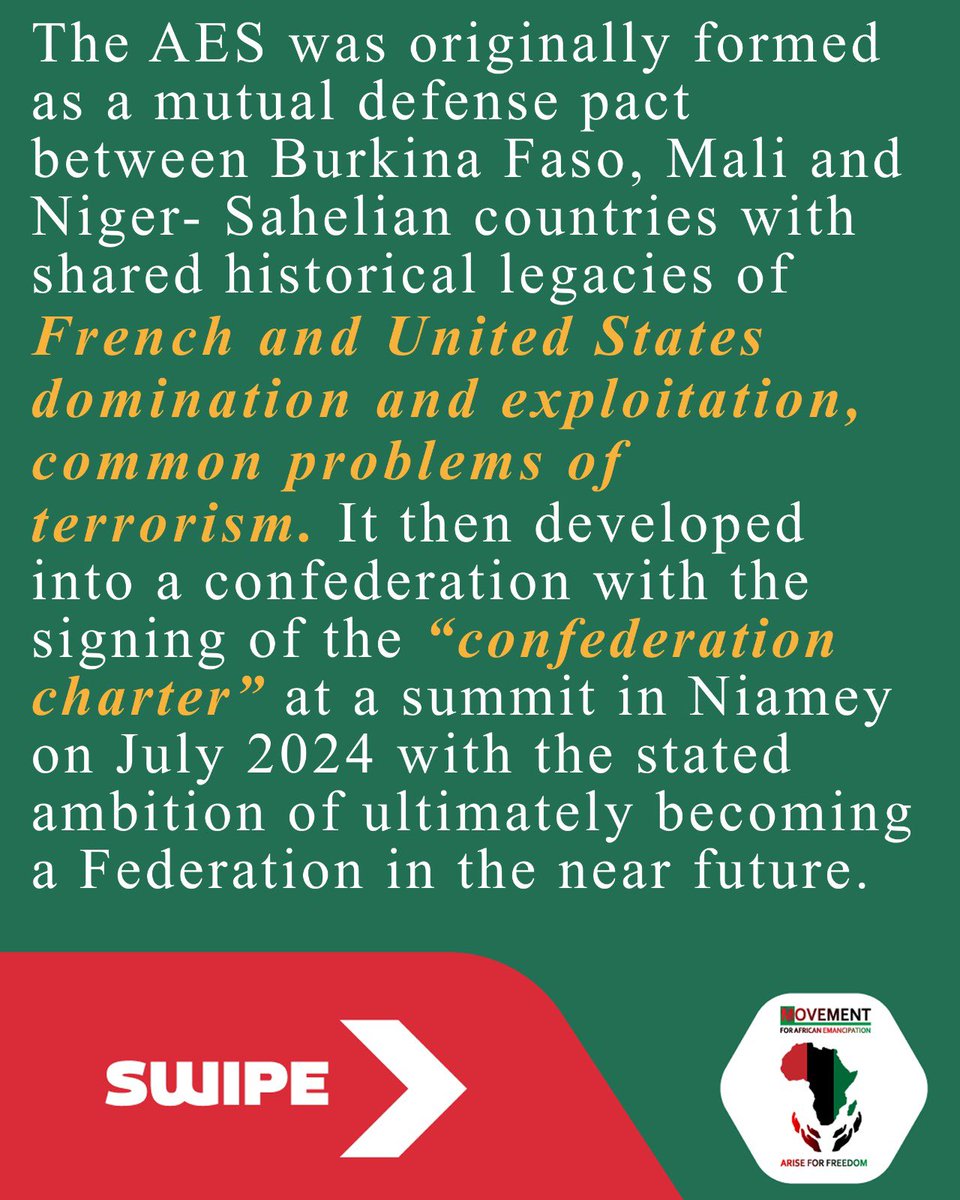 Arise4freedom's tweet photo. We commemorate the founding of the Alliance of Sahel States and its ongoing Anti-Imperialist + Pan-Africanist project. https://t.co/UNbng8DtUq