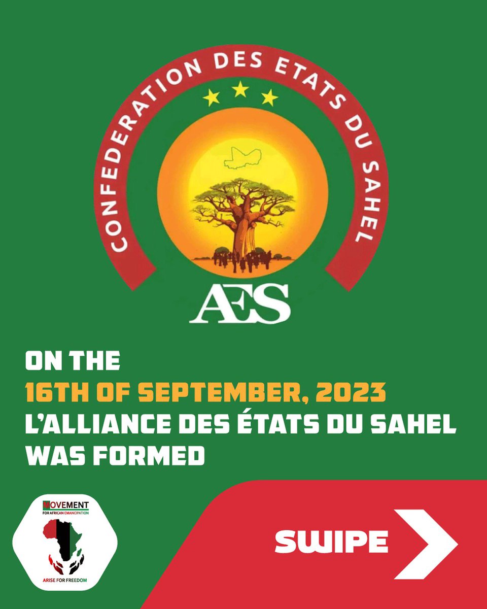 Arise4freedom's tweet photo. We commemorate the founding of the Alliance of Sahel States and its ongoing Anti-Imperialist + Pan-Africanist project. https://t.co/UNbng8DtUq