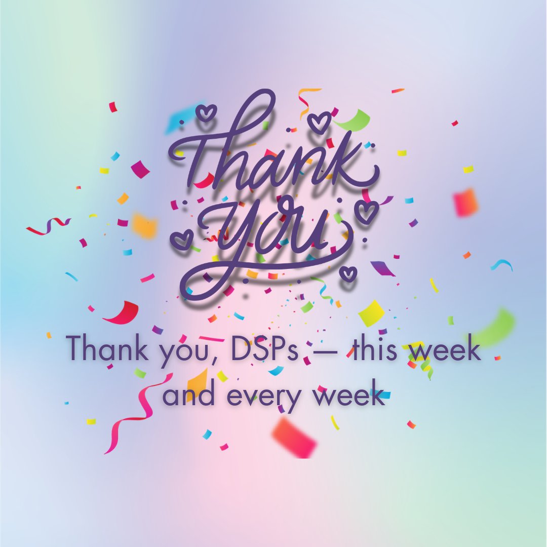 gatesway_ba's tweet photo. DSP Recognition Week: a wrap! 🎉
THANK YOU to every direct support professional at Gatesway.
Interested in joining our team? https://t.co/7Y0XC2mh4t #DSPWeek #Gatesway https://t.co/4TjOaLlq1O