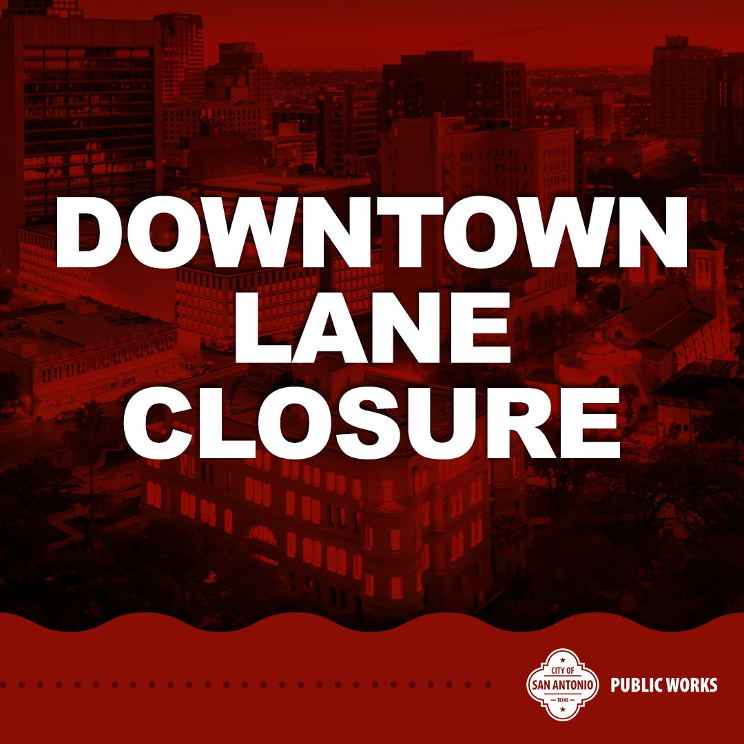SAPublicWorks's tweet photo. 🎦Segments of Broadway (Brooklyn to Roy Smith) will be closed this Friday (9/18) morning from 6:30am-9:00am for filming in cooperation with @filmsanantonio. 

Two blocks will be closed at a time and SAPD officers will be directing traffic. https://t.co/swXXdePE9i