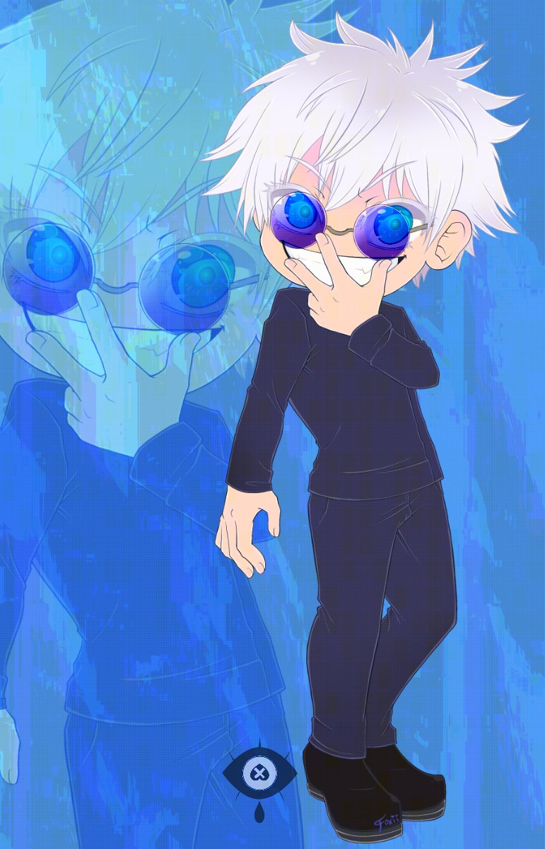 parallelfoxii's tweet photo. [Chibi Sample] // Satoru Gojo from Jujutsu Kaisen

#jujutsukaisenㅤ https://t.co/s4LiDYJlA6