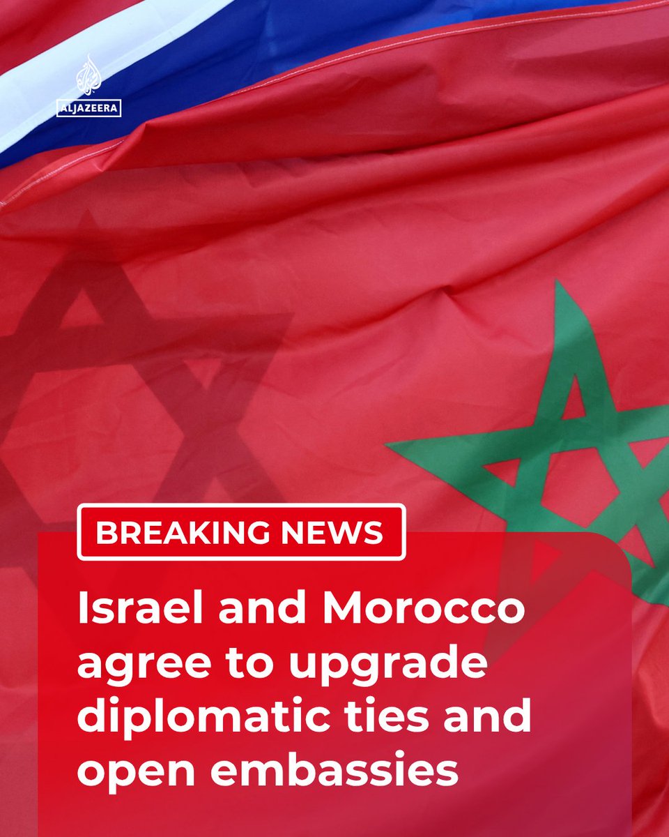 BREAKING: Morocco and Israel Elevate Diplomatic Relations to Full Embassy Status