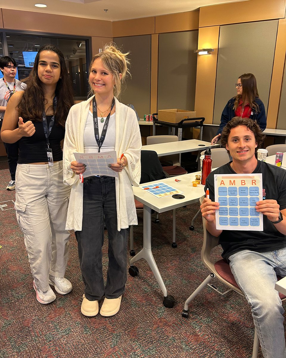 MDA_UTHGrad's tweet photo. A tradition worth celebrating! 🎉 The Association of Minority Biomedical Researchers (AMBR) came together today for AMBRunch, with good food, bingo, and plenty of opportunities to connect.

Cheers to another year of celebrating community and keeping the AMBRunch tradition going! 🥳

#WeAreGSBS