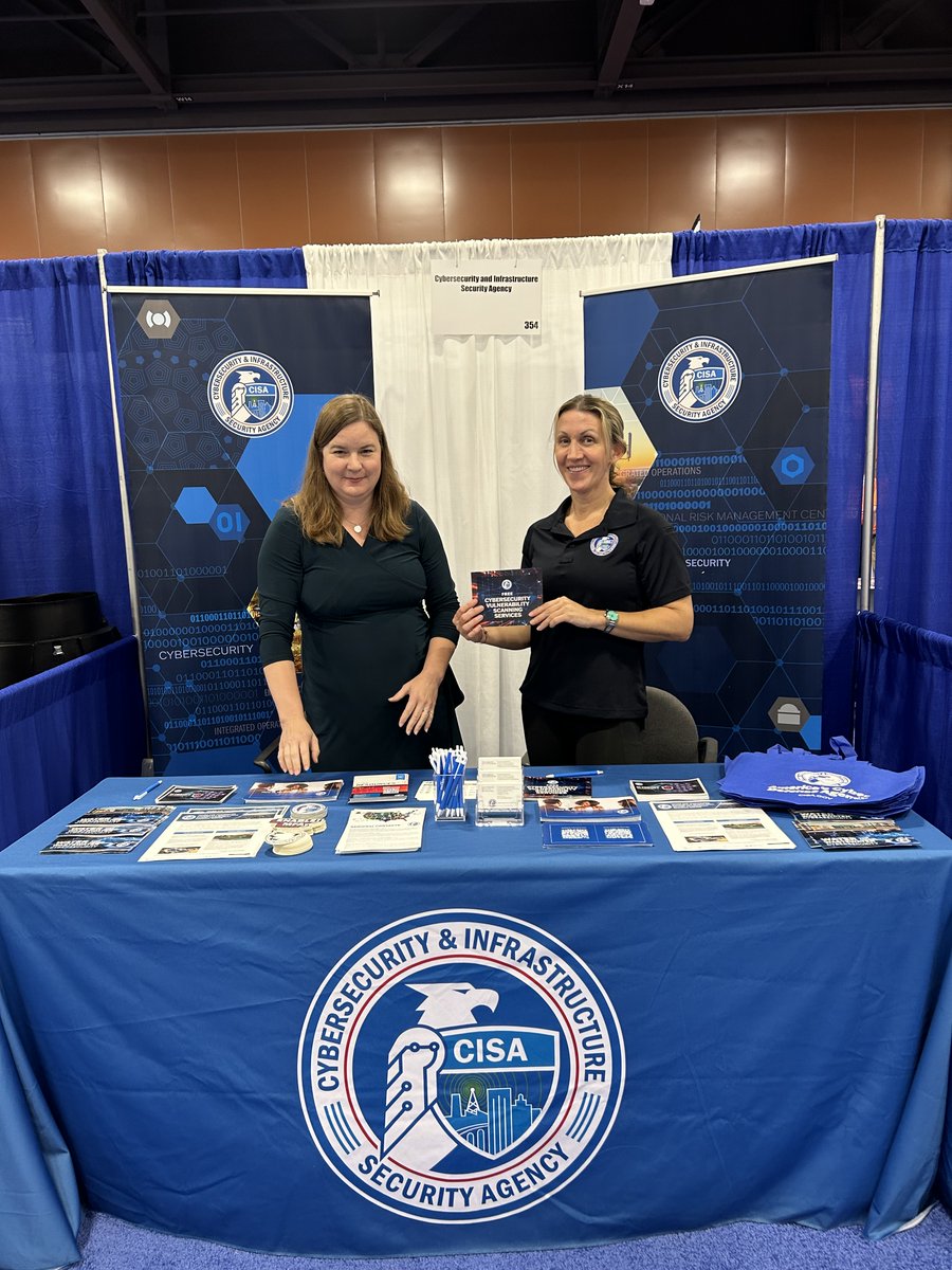 CISAgov's tweet photo. We’re at WaterPro in Phoenix, AZ booth 354 engaging with Water &amp; Wastewater stakeholders. If you’re there, join us on Wednesday for a speaking session with DRD Gonzalez (Region 9) and Lauren W, our Water &amp; Wastewater Liaison. See you there! #WaterPro2026 https://t.co/Bc3pHCe6Ma