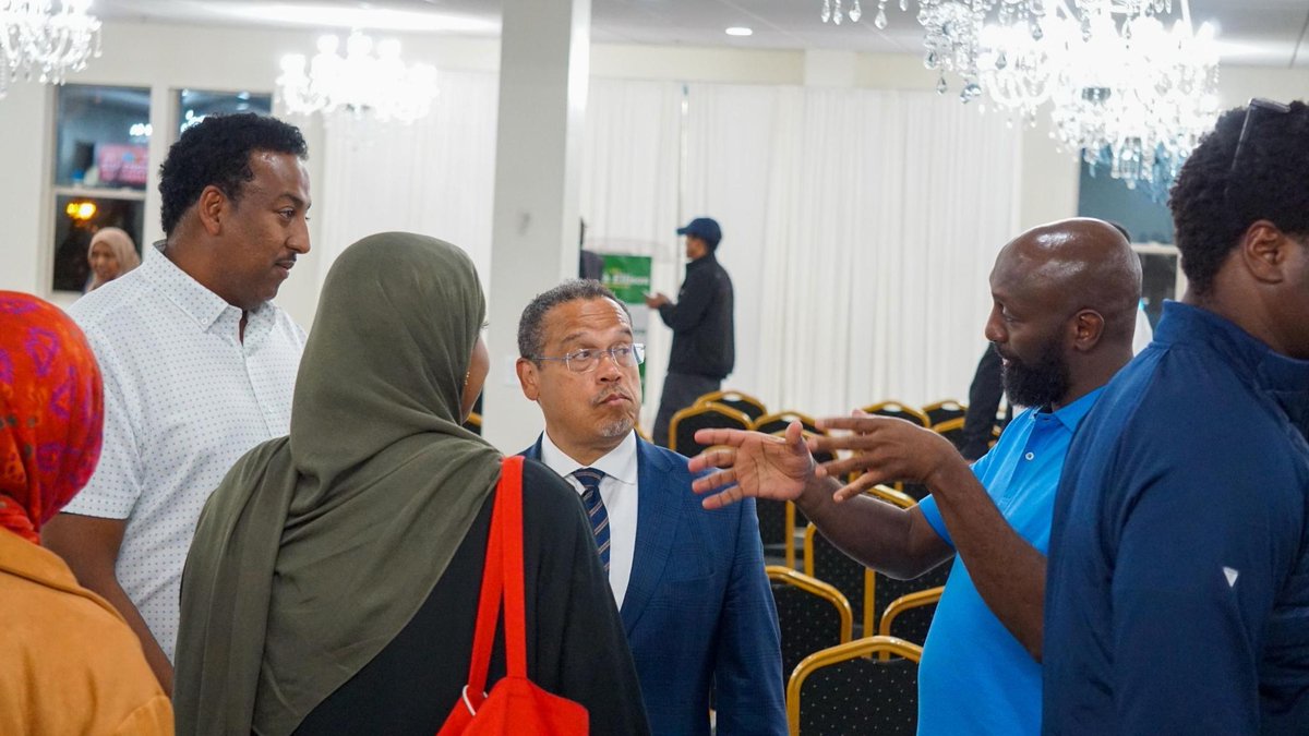 keithellison's tweet photo. Thank you to everyone who joined us last night for our African Immigrant event.

The strength of Minnesota is in our communities, and when we stand together, we can make sure every Minnesotan has the opportunity to afford their life.

We’re in this fight together. https://t.co/Oku1ZBul2v