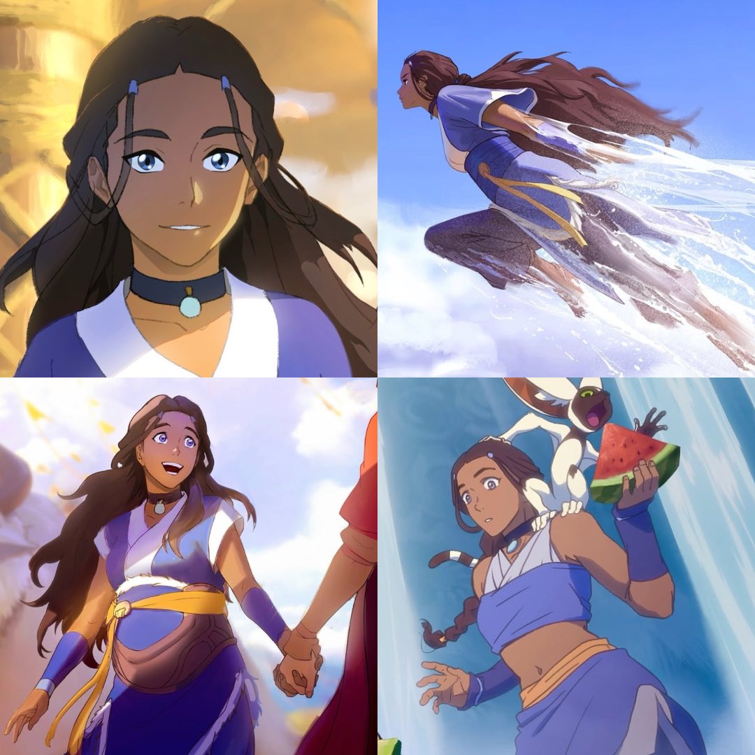 katarathinking's tweet photo. loving the official katara art we’ve got since the movie aired 🥰🫶

 art made by Jake Panian on Instagram https://t.co/46nS2plz3W
