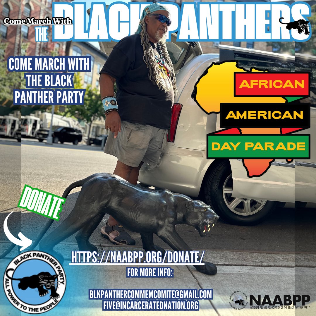 inationcorp's tweet photo. Join @naabpp at the 2026 @aadpinc in the village of Harlem !! 
Come out and march with the Panthers https://t.co/QmtLPFloIw