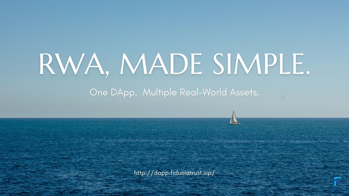 fiducia_trust's tweet photo. RWA, made simple.

Explore fractional interests in U.S. Treasuries, equities, FX, and more.

Choose your amount. 
Choose your strategy. 
Manage your holdings.

One DApp. Multiple real-world assets.

→ Explore Fiducia DApp https://t.co/TKYEtuk5Uy