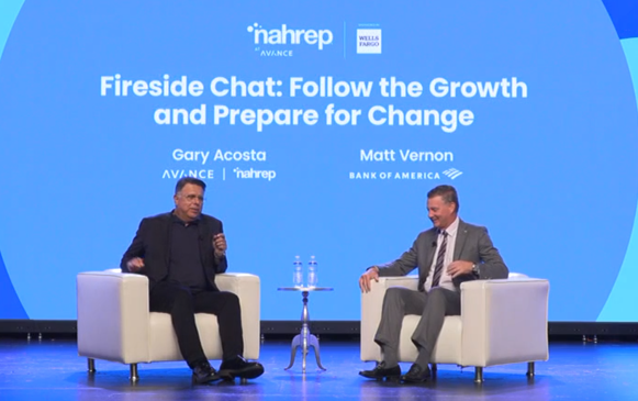 NAHREP's tweet photo. 📈 A fireside chat on following the growth and preparing for change, with a candid read on where the market is heading and who is positioned for what comes next. #AVANCEGlobal #NAHREP https://t.co/MEukQF30hF