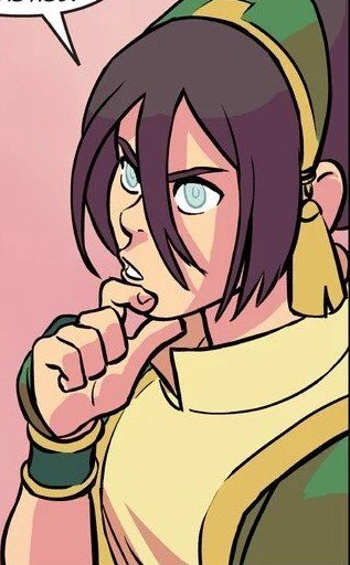 SUPREMELY_TOPH's tweet photo. ㅤ
ㅤ
Toph  ponders  for  a  second,  grasping her  chin  as  she  did  so.  Recalling  if  she  had  any  other  responsibilities   relatively  soon.

〞I  could  eat. 〞
ㅤ
ㅤ https://t.co/WOIAhuttpD