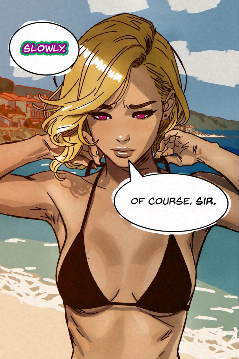 TinyGraceDraws's tweet photo. mind control on the beach! 2/2 https://t.co/wtzpVsA7TQ