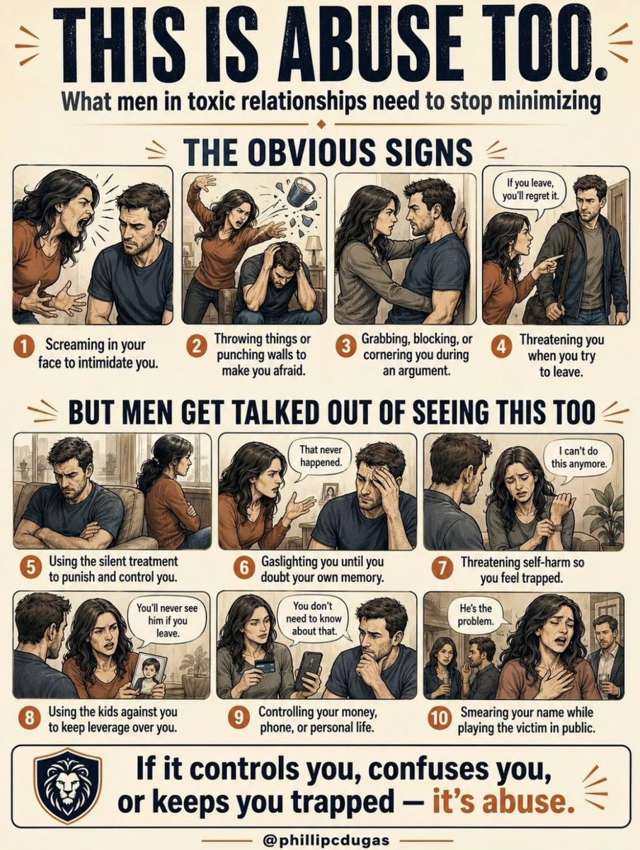 liefdesaves's tweet photo. Domestic violence doesn’t happen solely to women, know the signs to protect the men in your life. https://t.co/Ti0TOMyEs4