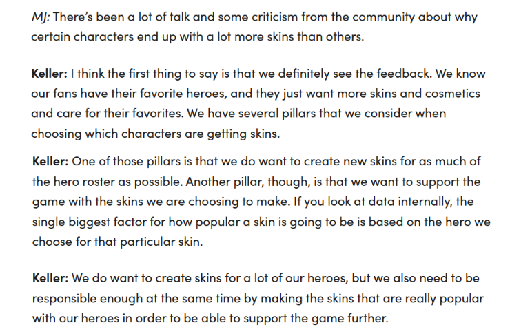 OverwatchNaeri's tweet photo. The following is the content of the interview regarding the #Overwatch Aaron Keller overall skin feedback and favoritism controversy 🗣️

📰Source: @MensJournal 
https://t.co/rQlAsu7nym https://t.co/yCbLGyBOwQ