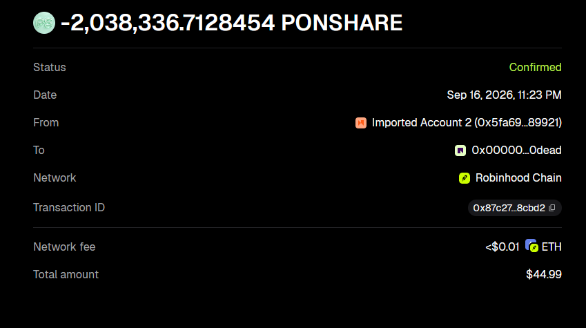 PonShareX's tweet photo. 🔥🔥🔥🔥
0.2% of the supply is gone! 
I will add a burn tracker on the website also with txn etc so you guys can keep track of it 

https://t.co/012pt99OiE https://t.co/AAwcnqixoj