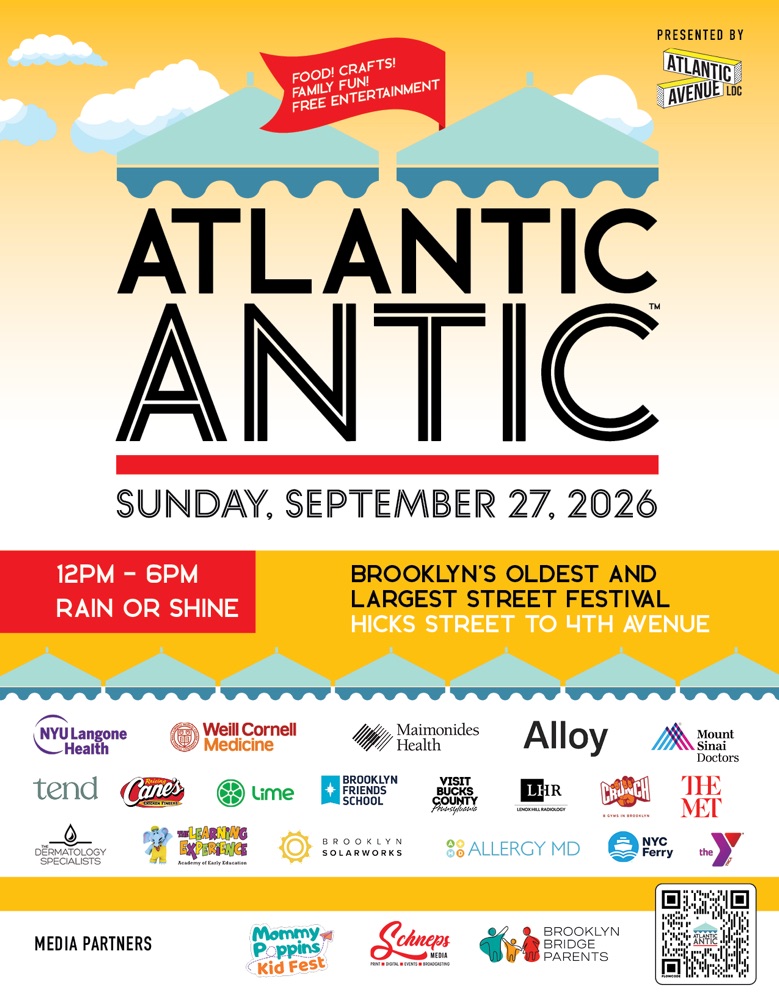CMRestler's tweet photo. Can’t wait for the Atlantic Antic - the best street fair in Brooklyn! Don’t miss all the delicious food, crafts, and entertainment from Hicks St to 4th Ave on Sunday, September 27 from 12-6 pm. 

Stop by my team’s table outside 410 Atlantic - we’d love to say hi! https://t.co/UxJmy167pX