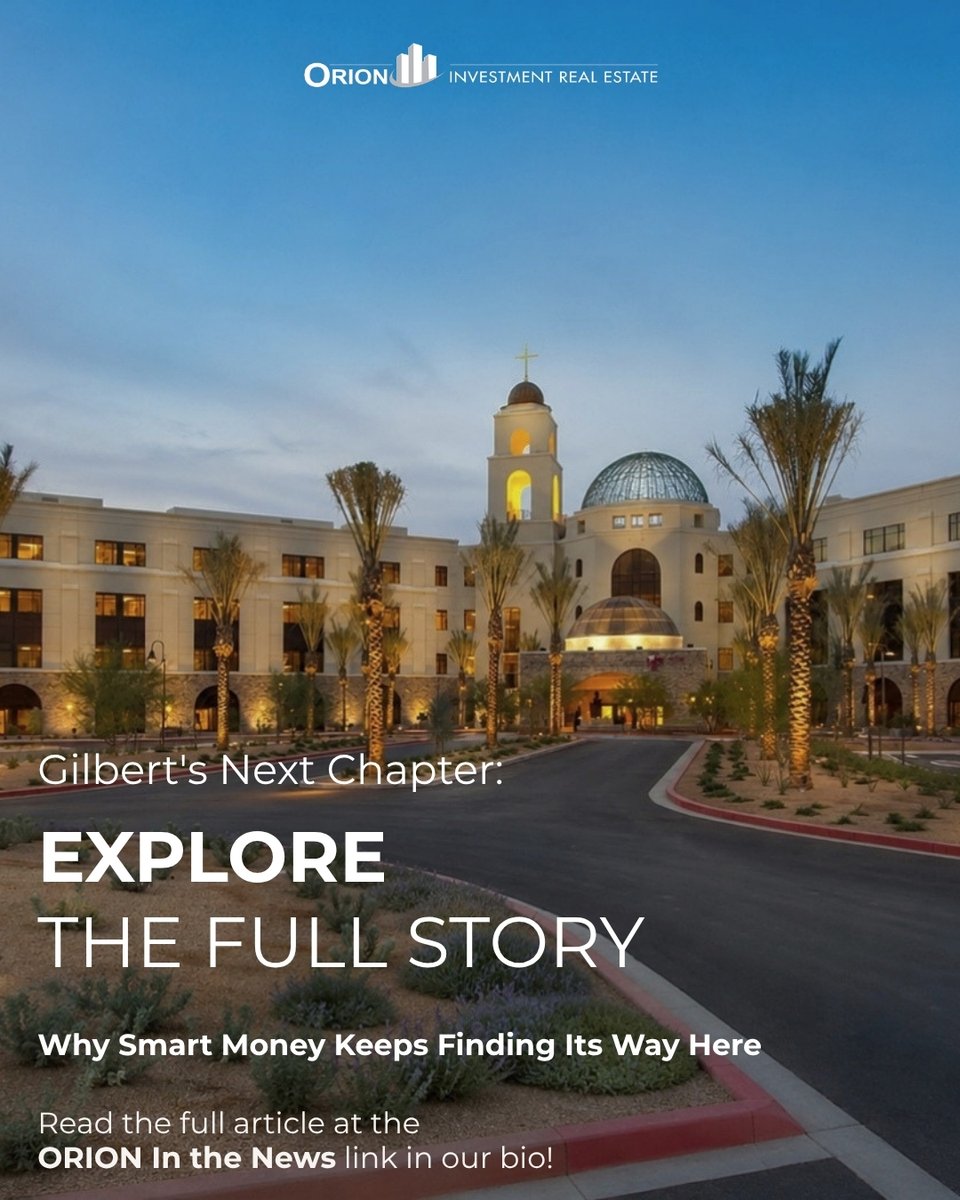 spiro_orion's tweet photo. Michael Douglas, MBA, CCIM has spent years building his knowledge and experience in Gilbert, giving him a front-row seat to the market’s evolution.

Our latest CRE Insider looks at what’s driving Gilbert’s next wave of investment.

🔗 https://t.co/kLjU8NDCjA https://t.co/cYZ3NVdhjY