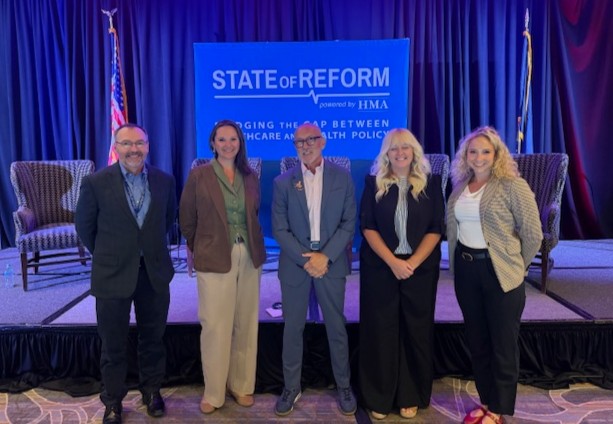 LeadingAgePA's tweet photo. Garry Pezzano, President &amp; CEO of LeadingAge PA, joined leaders at @StateofReform to discuss staffing relief, Medicaid delays, affordable senior housing, the LIFE program, and improving nursing home surveys for long-term care in PA. https://t.co/usuXfUxqZ4