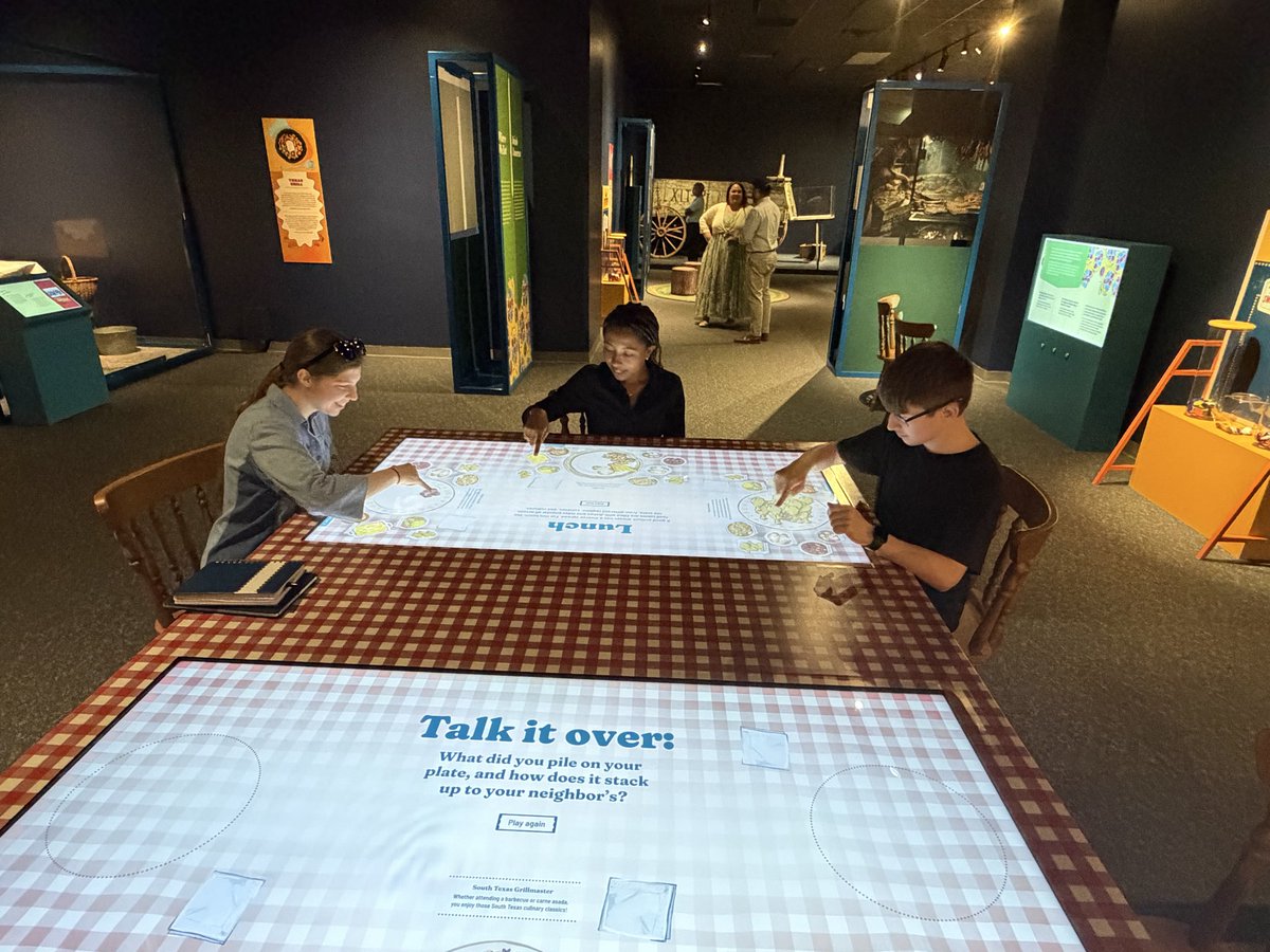 Jeffmayjr's tweet photo. Our staff meeting had a change of scenery: @WitteMuseum’s Gather ’Round the Table. We studied the storytelling, design and visitor experience, then brought fresh ideas back to @SaaacamTx Always learning. Building a global model for community archives. #BlackMuseums #SAAACAM https://t.co/xQtUVucUGm