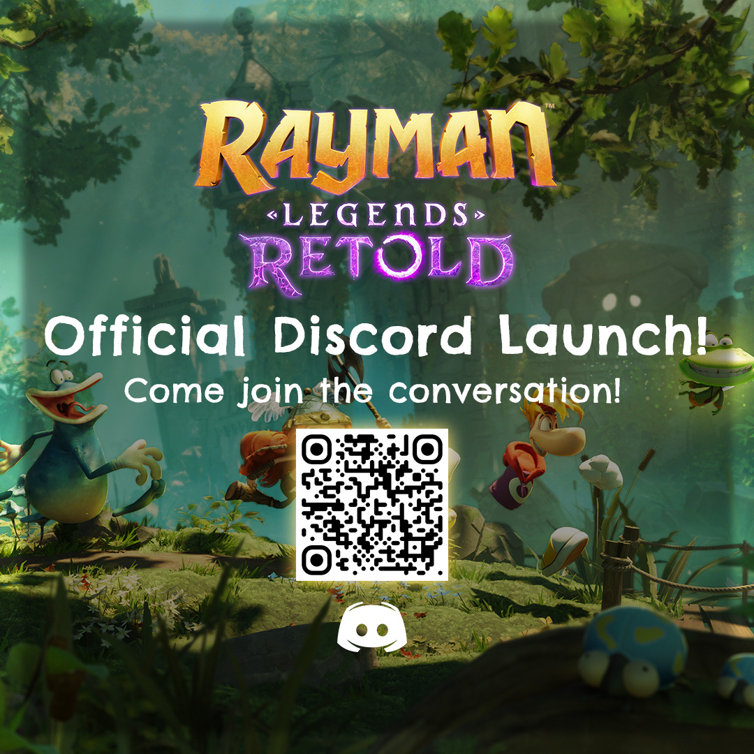 RaymanGame's tweet photo. 🗣️ We have a Discord!

Join the official Rayman Discord serve, catch up on all things Rayman and say hey to the team!

🔗 https://t.co/RtgCeto2dx https://t.co/yL0RNcagB2