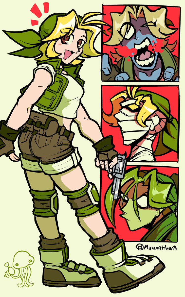 Maax4Hearts's tweet photo. She have so many looks 💚 #metalslug #SNKfanart https://t.co/TQdNwvHUj1