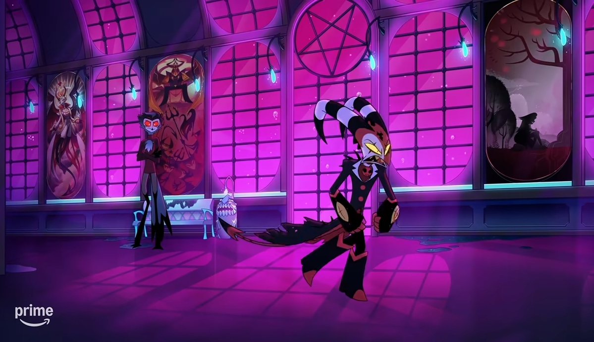 loganwav3's tweet photo. Lucifer and Lilith spotted in the Helluva S3 trailer 👀 https://t.co/7RU6U4zLw1