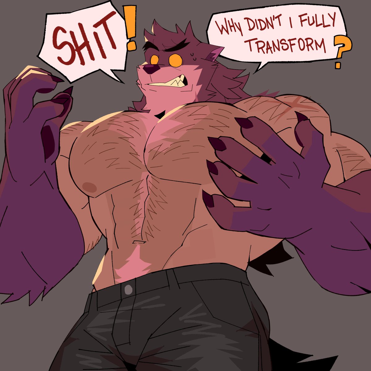 FENWOLF_'s tweet photo. Werewolf malfunction https://t.co/T1icCdCEG4