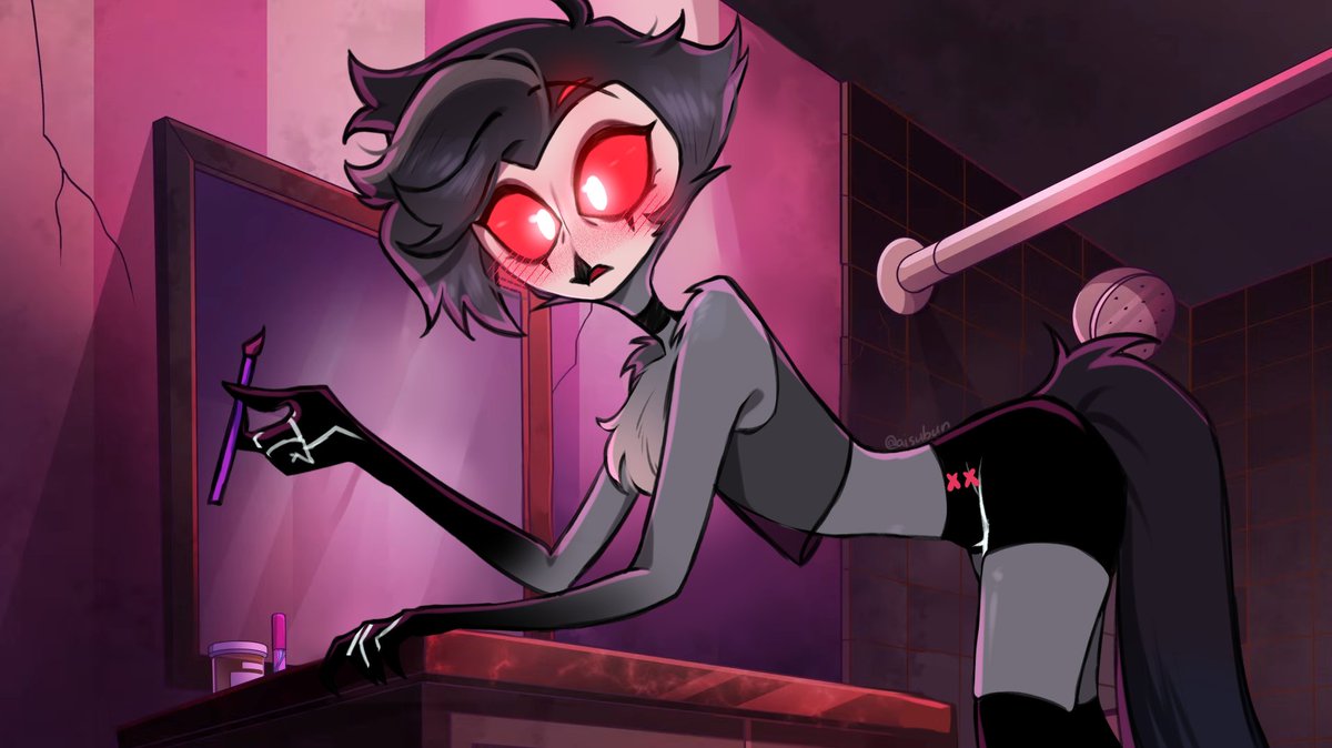 AisuBun's tweet photo. i wanted to redraw this stolas scene so bad, so i did. i mean who would stop me?
#HelluvaBoss #Stolas https://t.co/7NLrYJohzJ