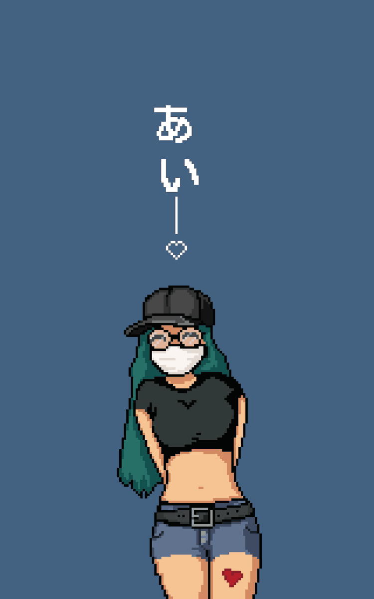 REIDOSMONKEY's tweet photo. あい
After a long time without posting anything, I'm finally back! This time, I'm trying to learn Japanese and bring a little bit of it into my art. 
#PixelArt #PixelArtist #PixelCharacter #OriginalCharacter #DigitalArt #GameArt #ドット絵 #ドット絵師 #ピクセルアート https://t.co/SIkn7ldHEv