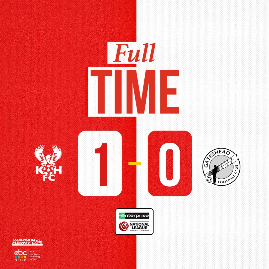 khfcofficial's tweet photo. FT. Big three points seen out!

🦅1-0🔵 #Harriers https://t.co/Mz4SEFGqWJ