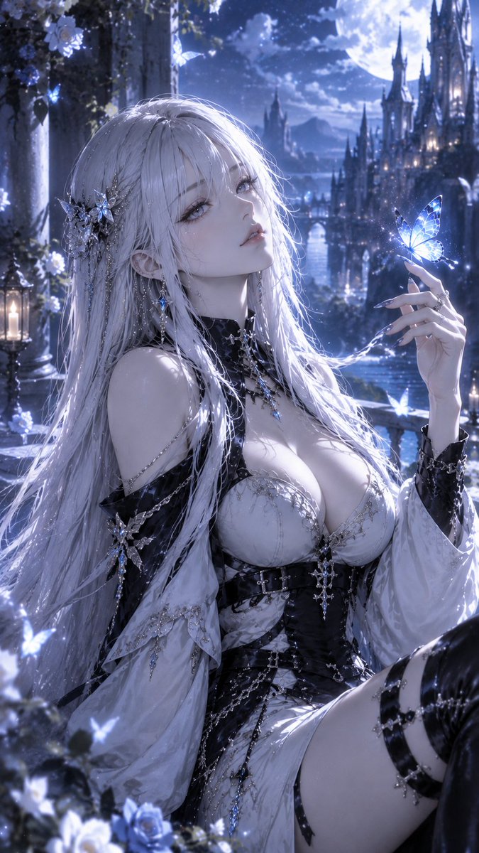 Lumetrixlqfa's tweet photo. A single butterfly, a thousand secrets beneath the moon. 🦋🌙✨
#AI绘画 #动漫美图 #幻想世界 #国风 #二次元 #AIArt #AnimeArt #FantasyArt #DarkFantasy #AnimeAesthetic https://t.co/XCgoCp0sRG