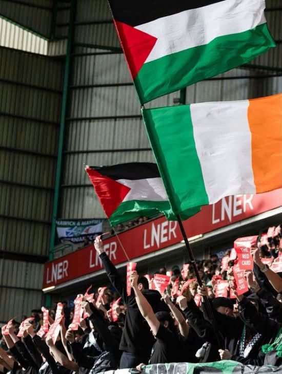 ultras_antifaa's tweet photo. The Hibernian FC stands in Edinburgh, Scotland, have a strong Irish and working-class heritage dating back to the club’s foundation in 1875. The club was founded by Edinburgh’s Irish immigrant community.

One of the most notable figures in Hibernian’s history is James Connolly. The Irish socialist, revolutionary and one of the leaders of the 1916 Easter Rising, Connolly was a Hibernian supporter.

Today, one of the most important organised supporter groups at Hibs is Block Seven. The group was founded at the end of 2021 and quickly became one of the leading supporter groups in the Hibernian stands.

There are subgroups within Block Seven that define themselves through clear political positions such as being anti-police, anti-monarchy and supporting the Palestinian cause.

An anti-racist and anti-discrimination stance is also quite prominent in the Hibernian stands. In 2024, Block Seven strongly opposed Hibs’ decision to appoint Malky Mackay as Sporting Director. They considered the appointment unacceptable due to Mackay’s past racist, homophobic and sexist messages.

This opposition was not limited to Block Seven. Hibees Pride and the Hibernian Women Supporters Alliance also opposed Mackay’s appointment. Thus, Hibs’ organised supporter groups took a common stance against racism, homophobia and other forms of discrimination.

Anti-monarchism is also clearly visible in the Hibs stands. During Charles III’s coronation in 2023, Hibernian supporters chanted anti-monarchy slogans during the match against St Mirren.

There have also been clear examples of solidarity with Palestine in the Hibernian stands. Hibs supporters have displayed Palestinian flags in the stands in recent years.
