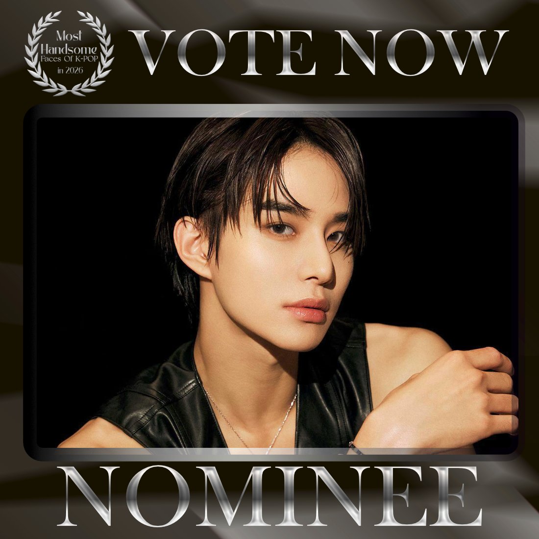 TOP100KPOP's tweet photo. JUNGWOO (NCT 127) is nominated for Most Handsome Faces of K-POP in 2026.

👉 VOTE: https://t.co/Si3coBolbM https://t.co/UHPMEoVn9G
