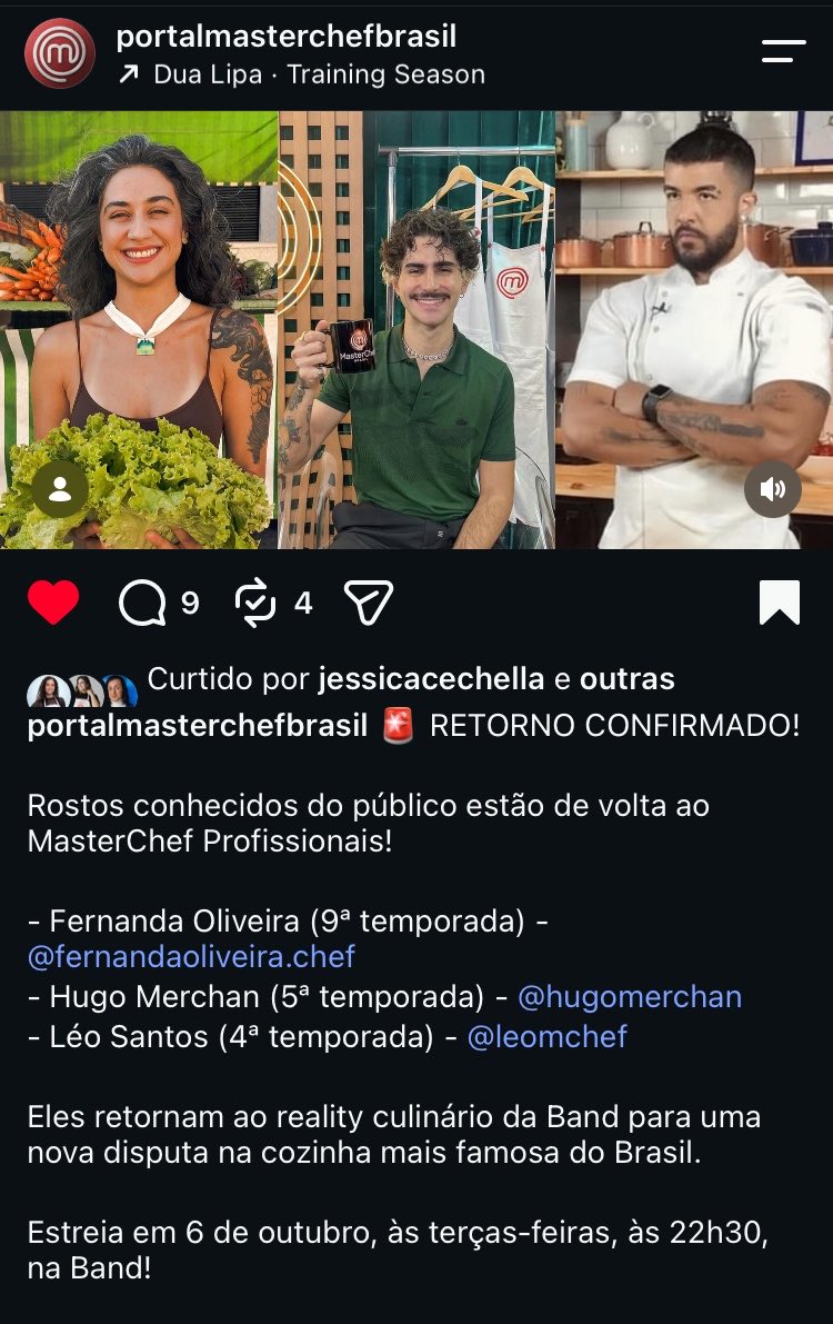 luuizotaa's tweet photo. MEU DEUS o hugo e a fernanda loba de volta pro masterchef profissionais #masterchefbr https://t.co/w6I5neFdRE