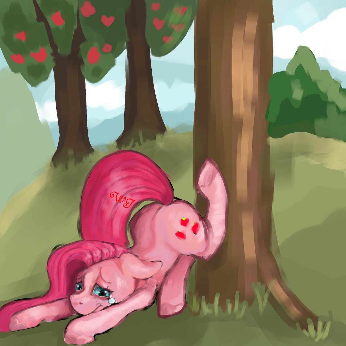 WackJob13's tweet photo. Lazy pinkie drawing #mlp https://t.co/Gvm3IxDqlz