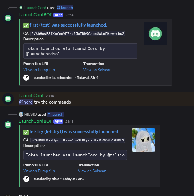 LAUNCHONCORD's tweet photo. Access to the $LAUNCHCORD launch system is being rolled out in batches to prevent the servers from getting overloaded.

Join the Discord and request access to be given the roles needed to launch through $LAUNCHCORD

We’ll be accepting 100 new users every 15 minutes to keep the system running smoothly.

Once you’re approved, you’ll have access to our launchpad that lets you launch creator tokens directly through Discord by simply entering the platform + @username.

Join & request access: https://t.co/v9OXCEtca6