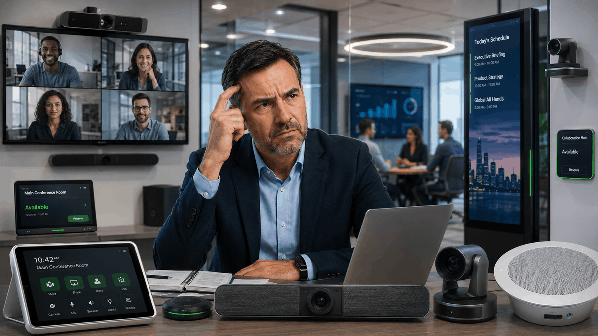 Level3AV's tweet photo. You probably don’t need to upgrade every meeting room.

You also probably shouldn’t wait until something fails.

When technology budgets are tight, prioritize the spaces creating problems today, plan for what’s next, and know what can wait.

https://t.co/wm98KChfVZ https://t.co/qVIsMKDtrk