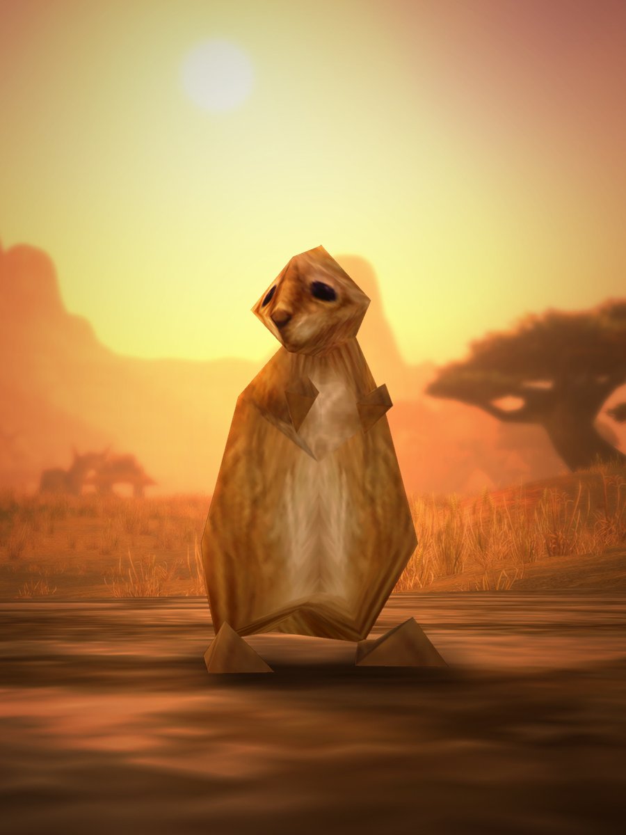 Warcraft's tweet photo. Finally, Low Poly Prairie Dog is forever... https://t.co/P0RDSIZBwp