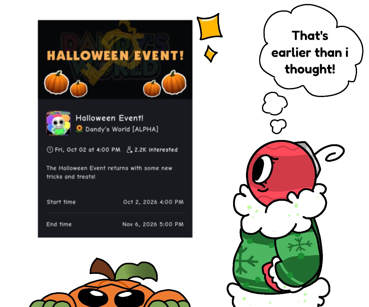 BobetteCarolynn's tweet photo. Would you look at that, Halloween is coming October 2nd! 🎃 🗓️ 

I will admit, i knew about this date because Gourdy told me before hand, but when he did, i didn't expect it to be so soon, especially in comparison to last year's! https://t.co/P7VV960ZC5