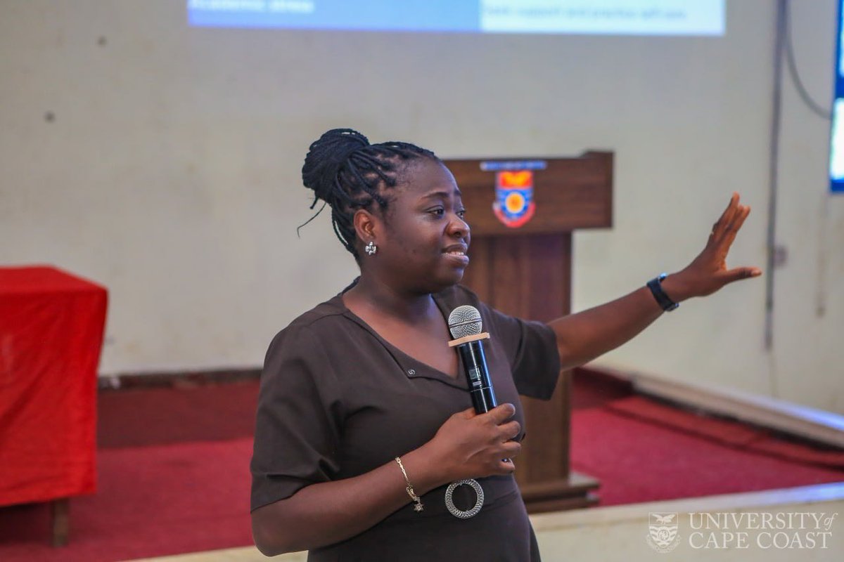 TAGDev_UCC's tweet photo. Day 6 equipped the Second Cohort of TAGDev 2.0 Scholars at UCC with digital and personal mastery skills.

Prof. Edward Stephen Moore introduced scholars to coding &amp; machine learning, while Dr. Rita Holm Adzovie led a session on personal mastery, strengths and growth. https://t.co/MIauVfaD1F