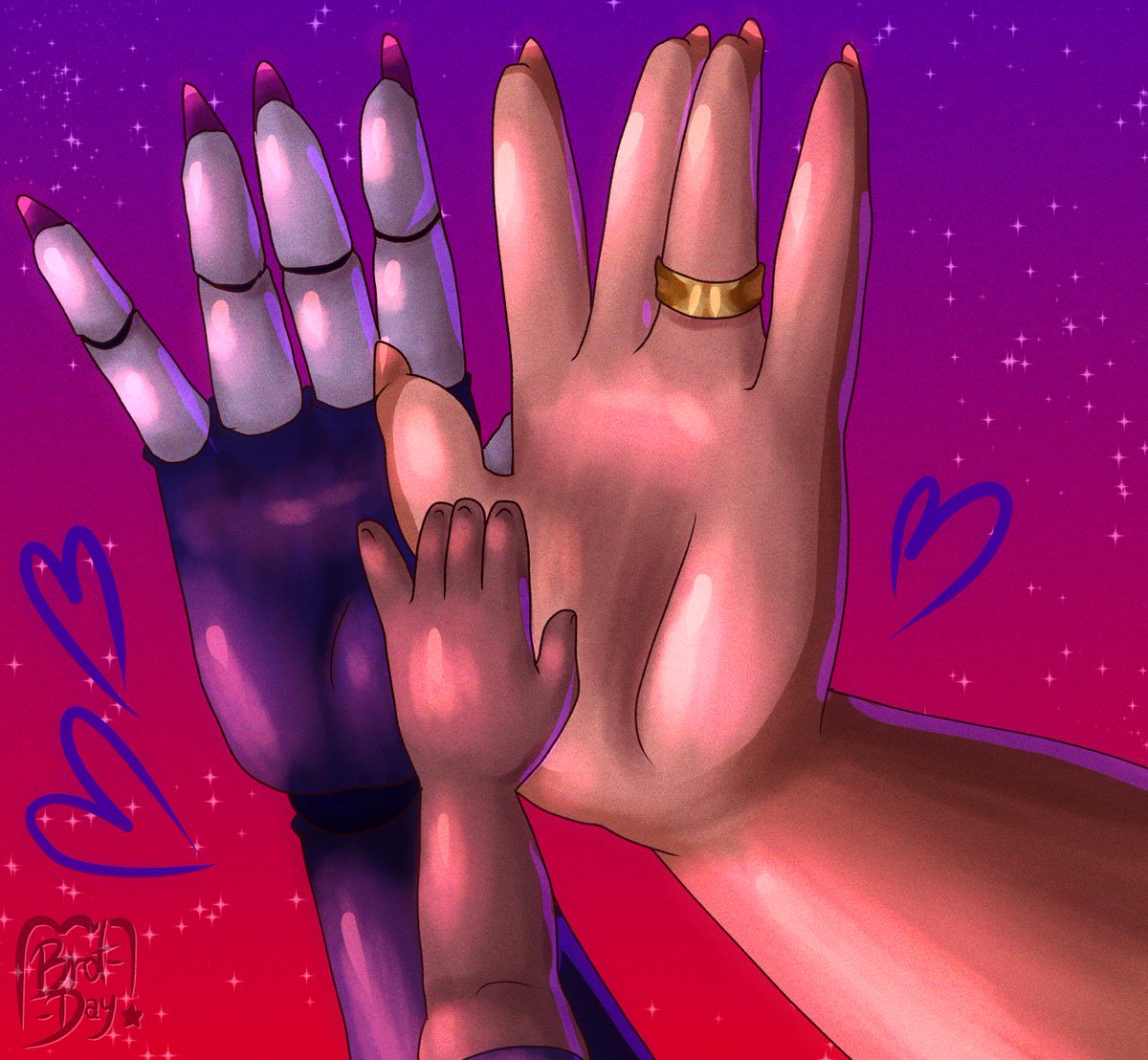 Brot_Day's tweet photo. Baby Natalia's hand is sooo smol compared to her mothers! Quick little doodle because I wanted to show the smallest baby <3
#art #fnaf #fanchild #family #fanart #hands #GLAMORAI https://t.co/yNHnWQUgP1