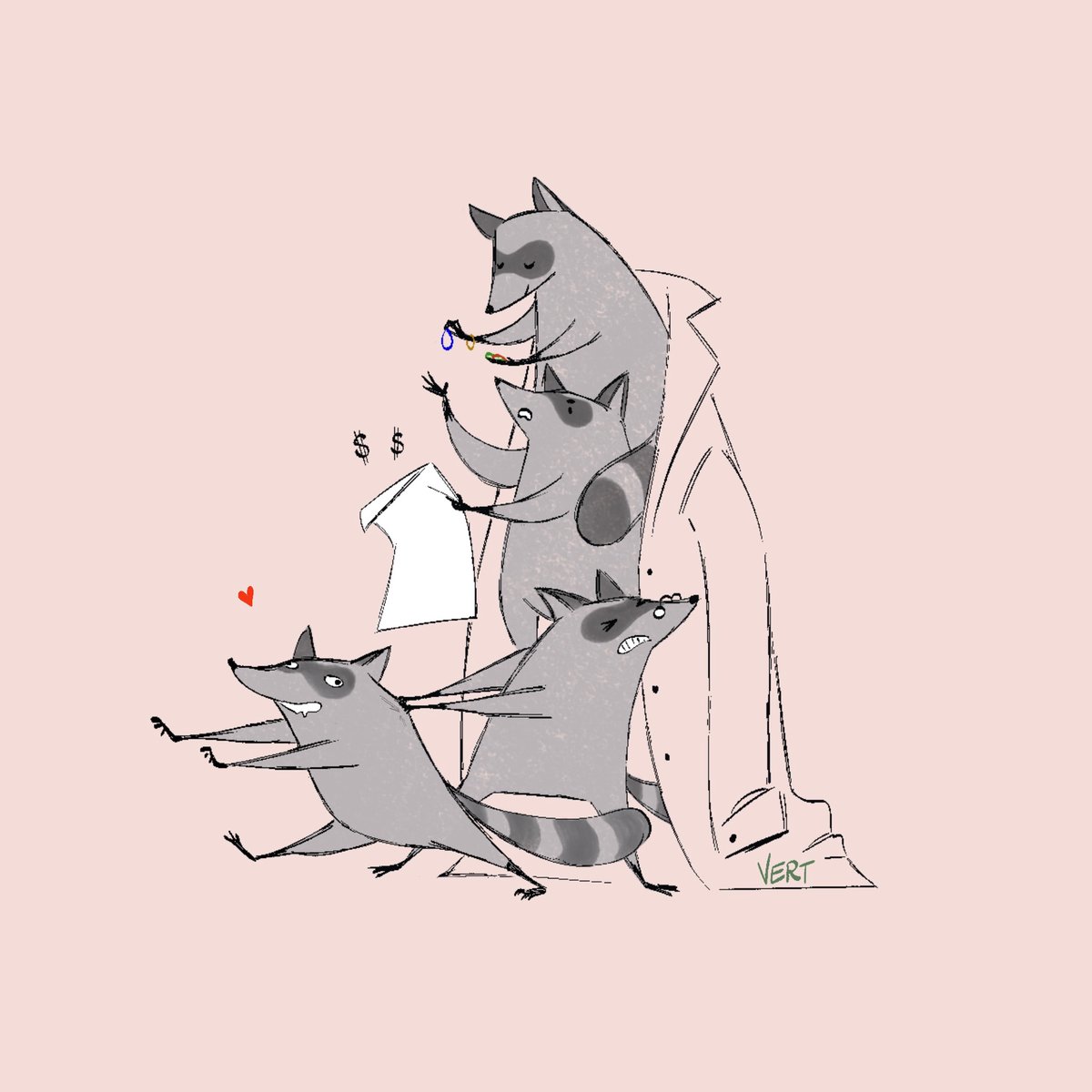vertpaper's tweet photo. ok so this is apparently becoming my own personal #byler dump.
ID, ignore these romance raccoons #htdc https://t.co/U9VXH3zOlD