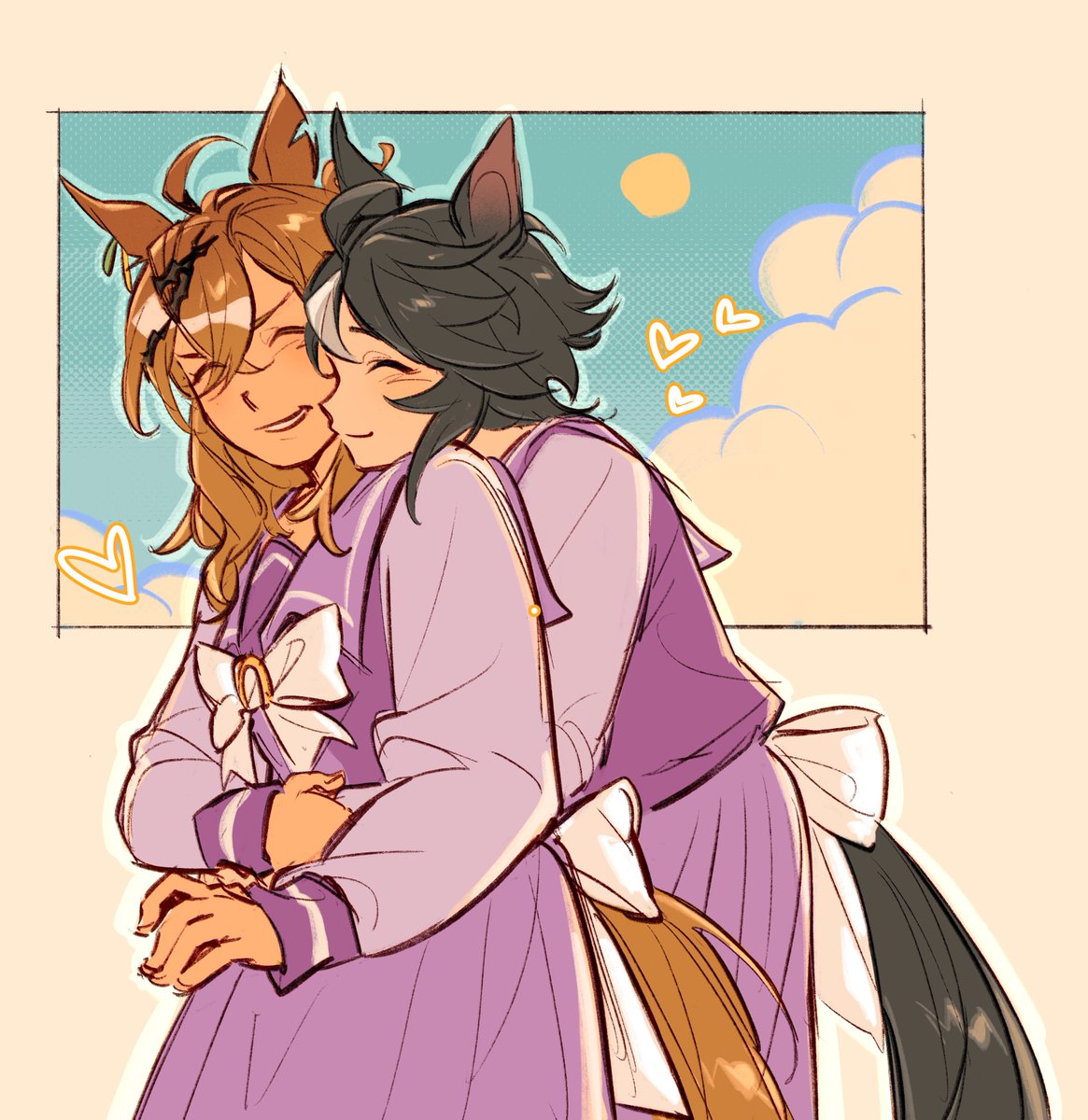 tanukimo_imo's tweet photo. fujipokke as part of a trade with @/soupbasechan!
#umamusume https://t.co/qyKTCXTSq5
