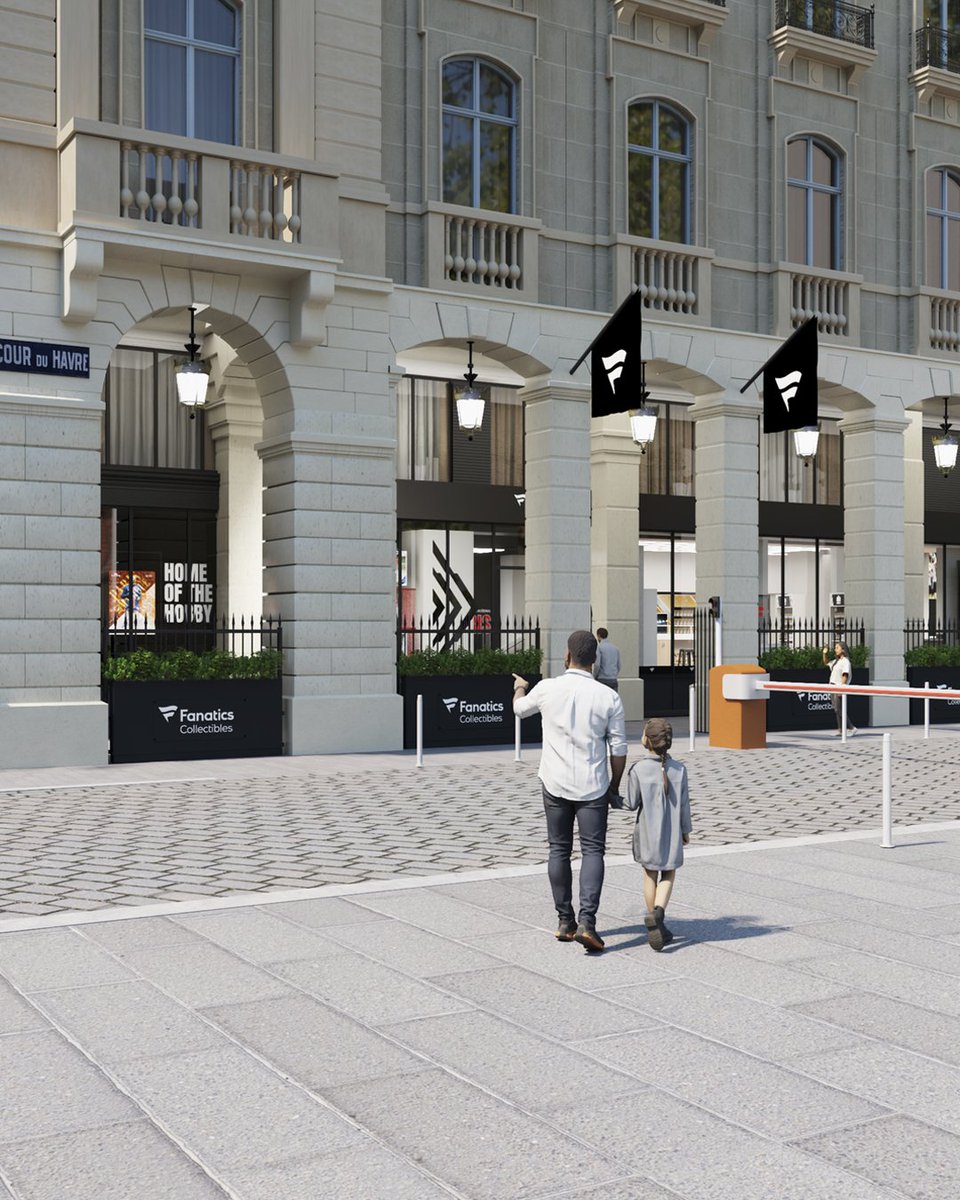 SportsCardInv's tweet photo. Fanatics Collectibles just confirmed they are opening a new store, and it's landing in Paris 👀

The company is opening its second global flagship store this October at Rue Saint-Lazare, following the massive success of its London location on Regent Street.

That first store welcomed in over a million visitors since opening in April 2025, with foot traffic hitting 20,000 people in a single week.

The new 5,500 square foot Paris store will carry that same scale of experience, stocking cards and memorabilia for PSG, UEFA Champions League, F1, the NBA, NFL and MLB, plus Disney, Marvel and Star Wars.