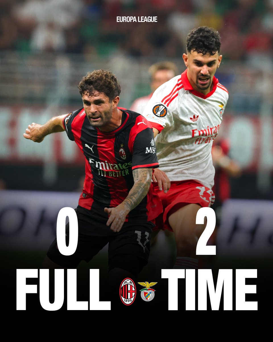 acmilan's tweet photo. Full time at San Siro. https://t.co/5czAUnUbyP