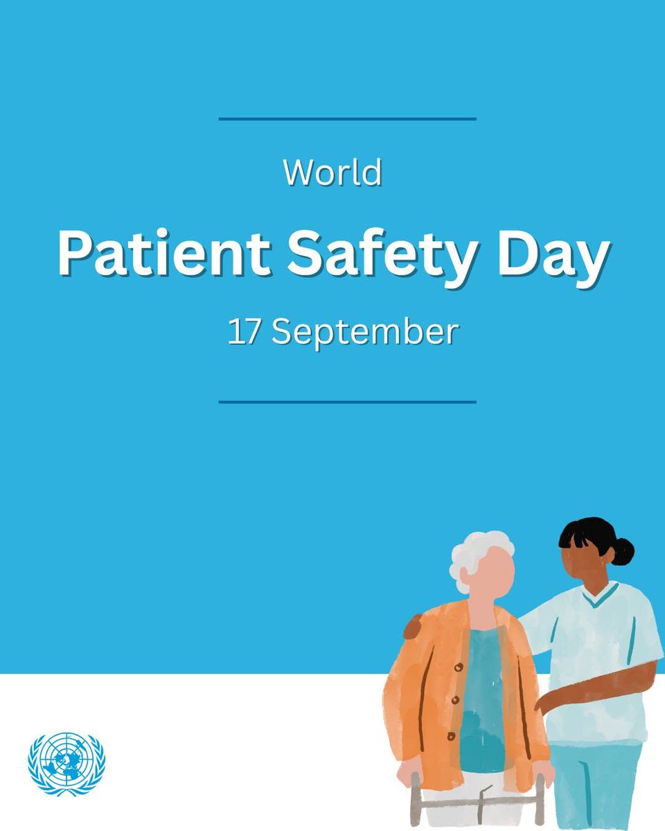 UN's tweet photo. On Thursday’s #WorldPatientSafetyDay, @WHO shares tips to help you get an accurate diagnosis:

✅ Share your medical history
✅ Ask questions
✅ Follow up on test results
✅ Track appointments &amp; treatments
✅ Get a second opinion when needed

https://t.co/AubnyMiu8i https://t.co/hxarendFtn