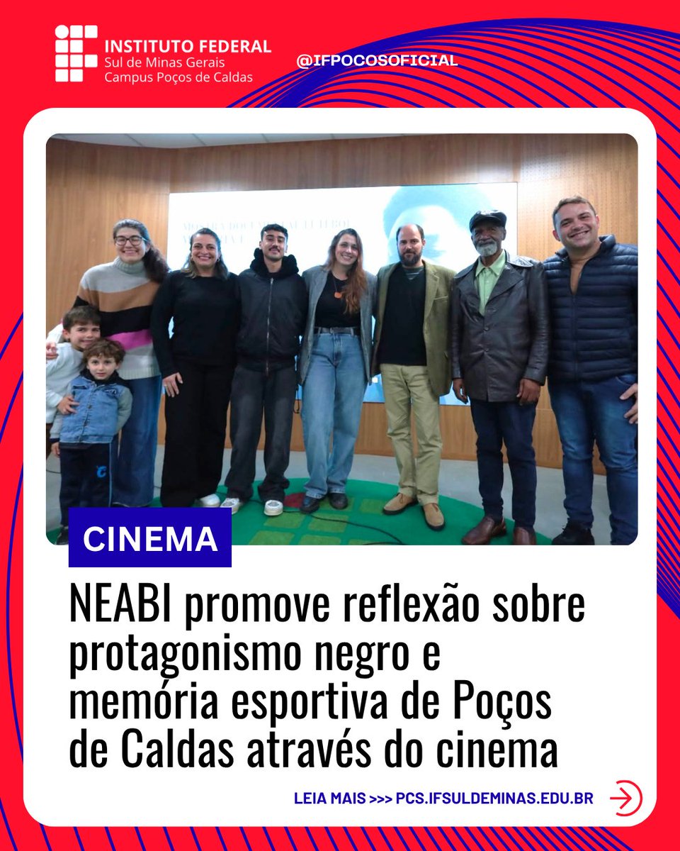 ifpocosoficial's tweet photo. O NEABI do IFSULDEMINAS – Campus Poços de Caldas promoveu a Mostra Documental “Futebol, memória e identidade”, com a exibição do filme “O médico e a bola”. 🖤📚

Leia mais: https://t.co/JlLjKG4RuD https://t.co/0Vv3RPW4jk