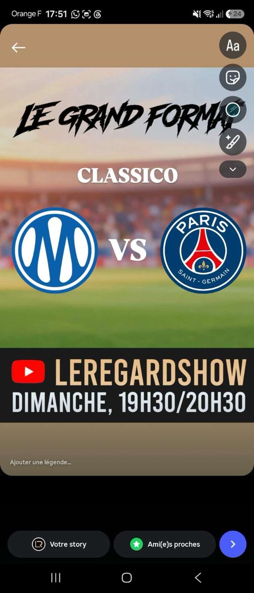 LeRegardShow's tweet photo. Le Classico arrive ! 
Nous serons présent dimanche pour décortiquer l'avant match sans oublier les résultats en europe, le debrief de la J5 de #Ligue1 et bien d'autres choses... https://t.co/pviQuusMhn