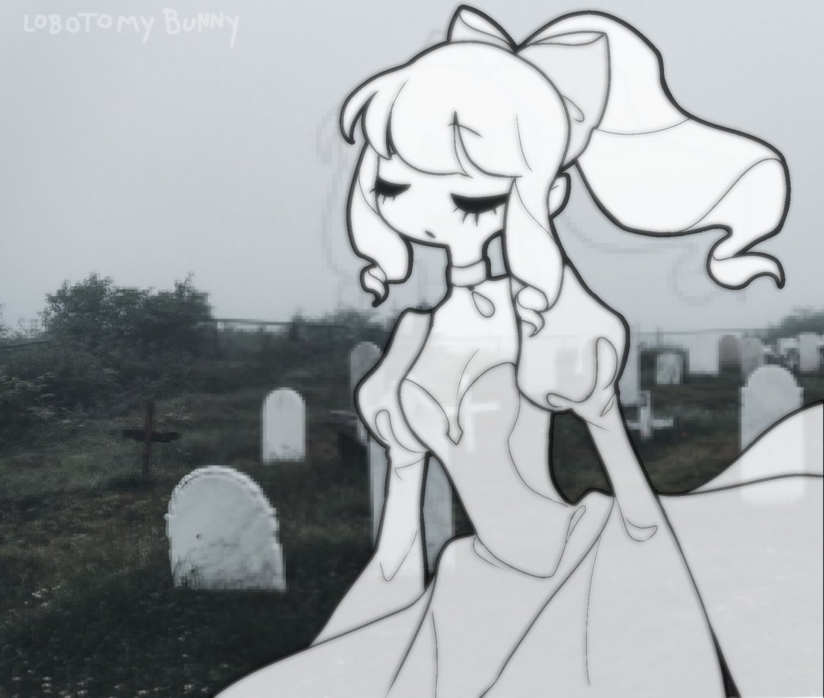 LobotomyBunny's tweet photo. 🤍 Cemetery Princess  🤍 https://t.co/OS3BAfucJP
